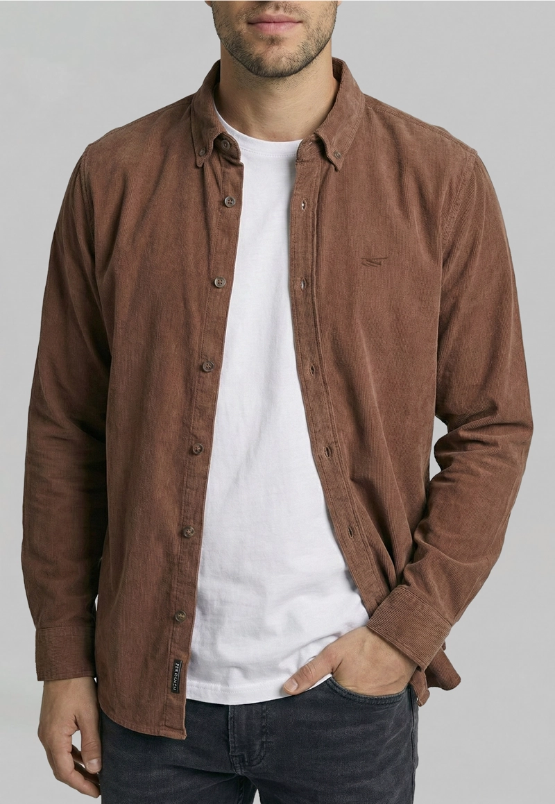 CAMISA COTELE  CINCINNATI BROWN - 3