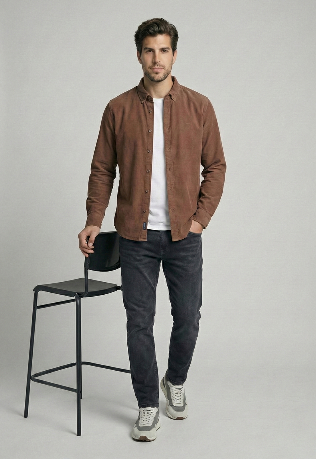CAMISA COTELE  CINCINNATI BROWN - 5