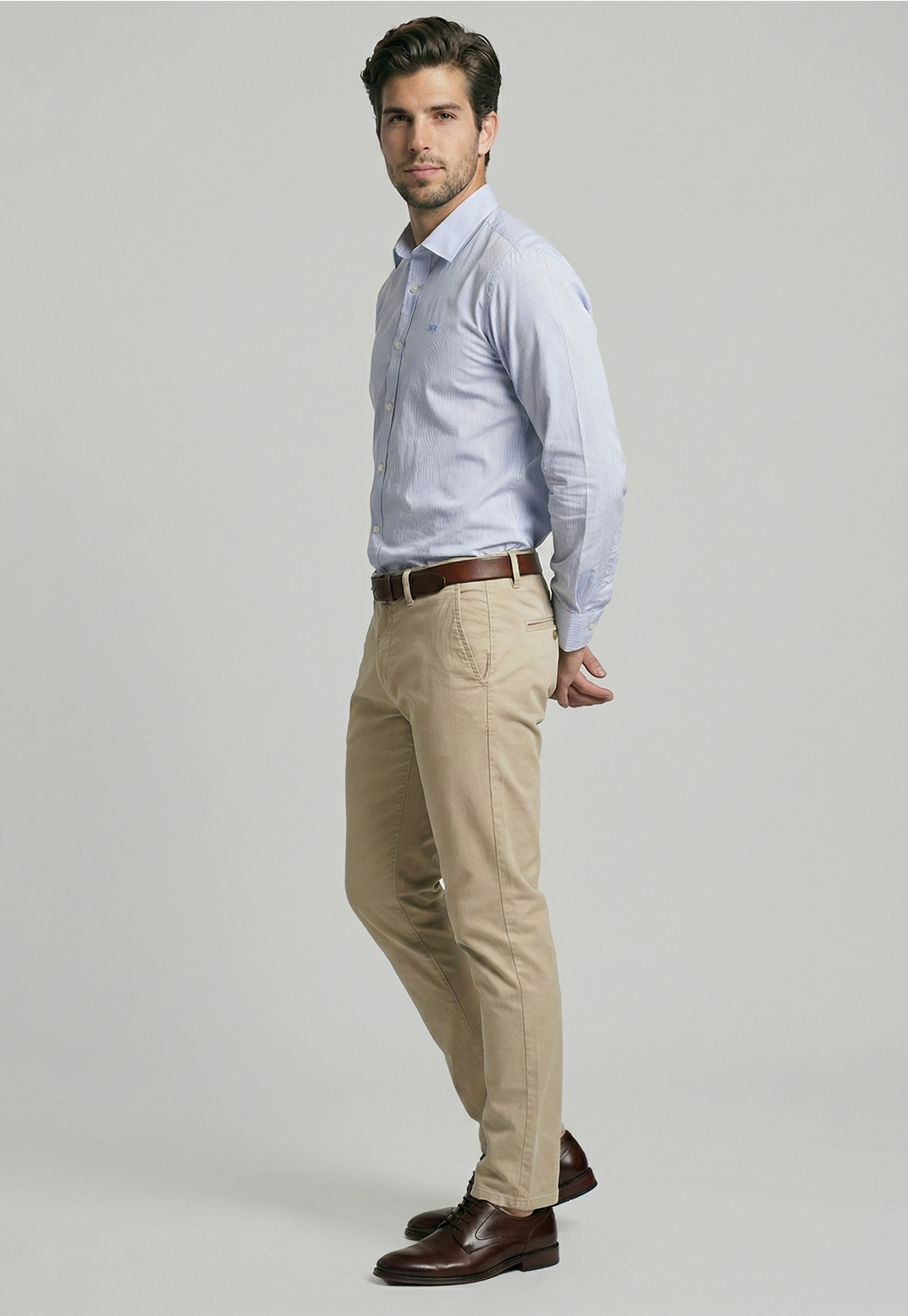 CAMISA SMART CASUAL CALABASAS SKY - 2