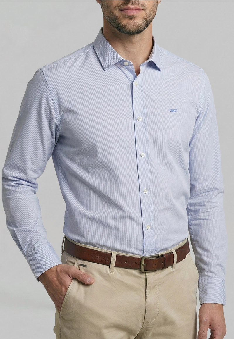 CAMISA SMART CASUAL CALABASAS SKY - 3