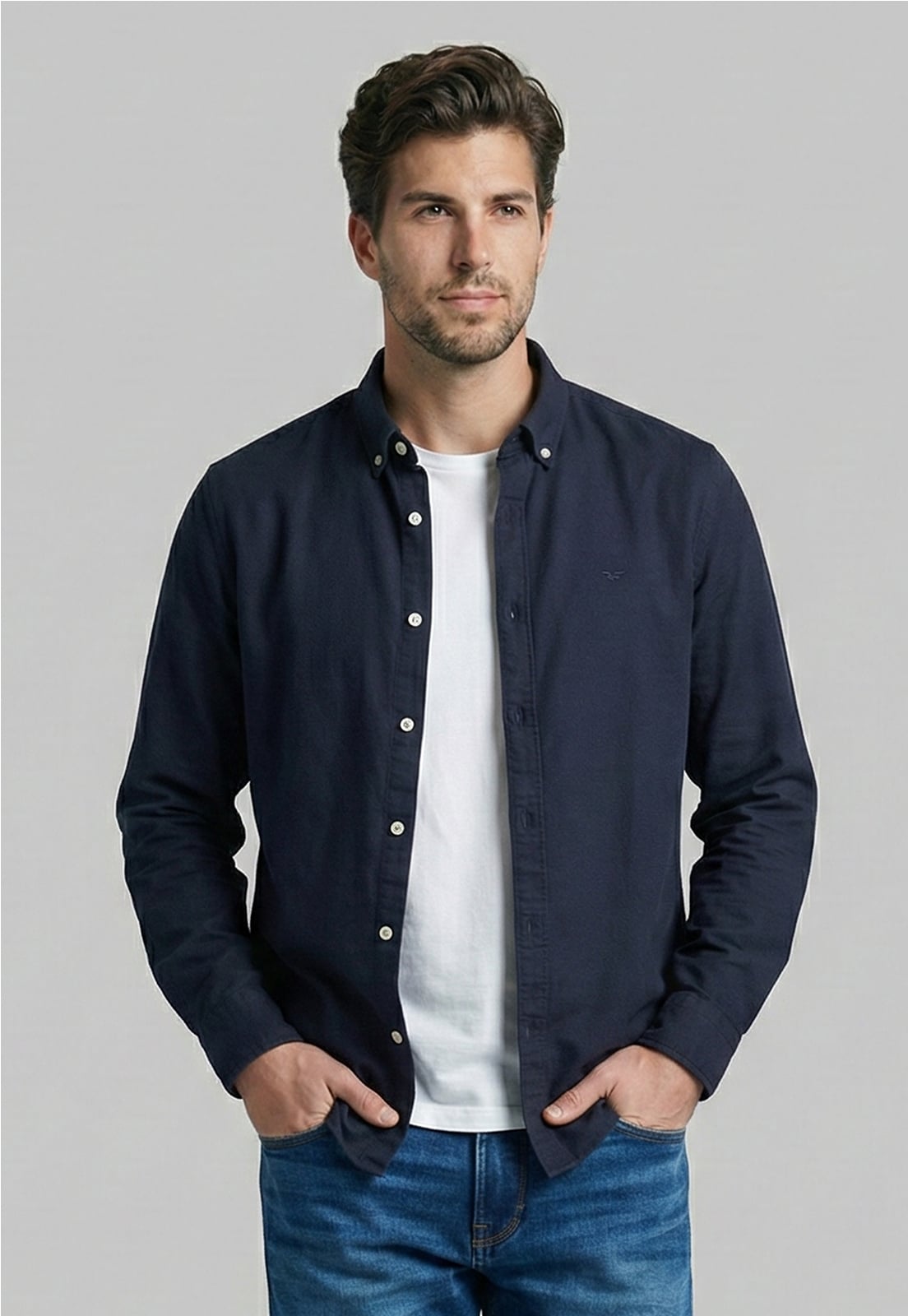 CAMISA SMART CASUAL COVENTRY NAVY - 1