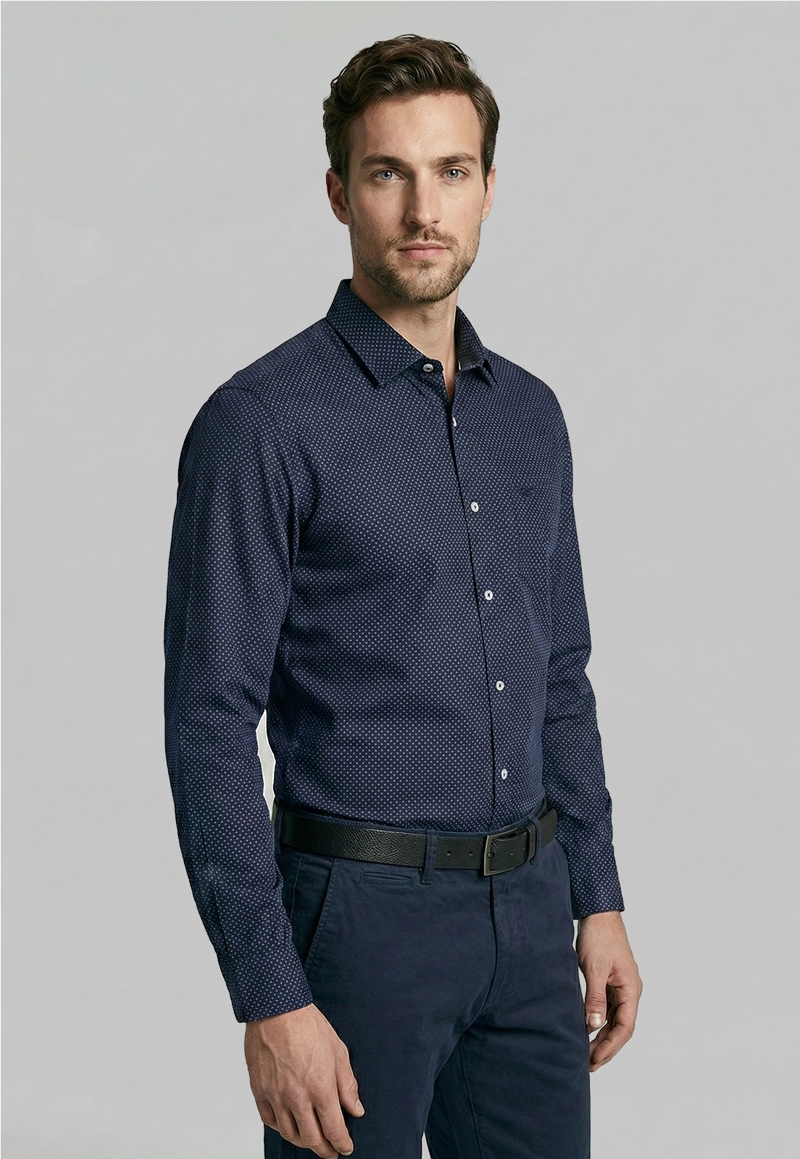 CAMISA BERKELEY NAVY - 1