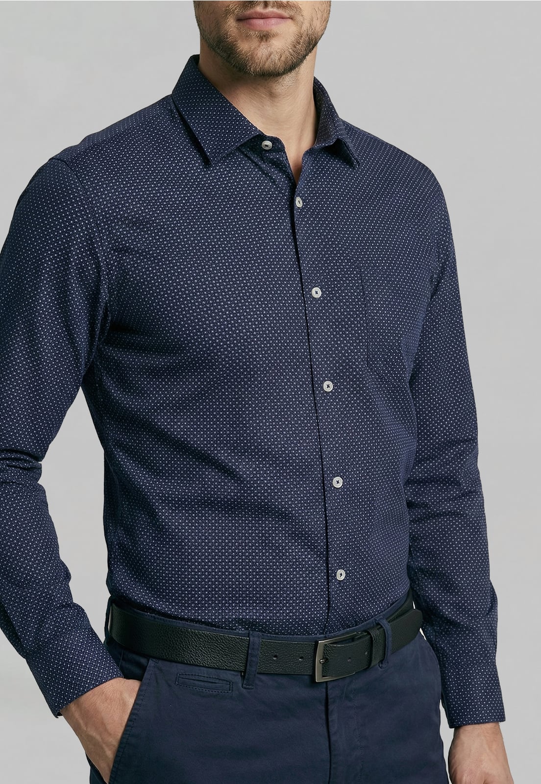 CAMISA BERKELEY NAVY - 3