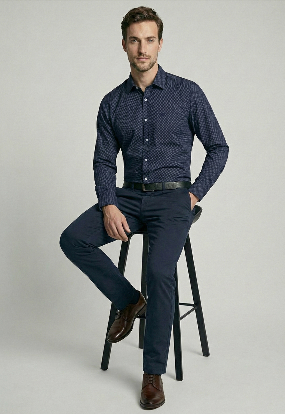 CAMISA BERKELEY NAVY - 5