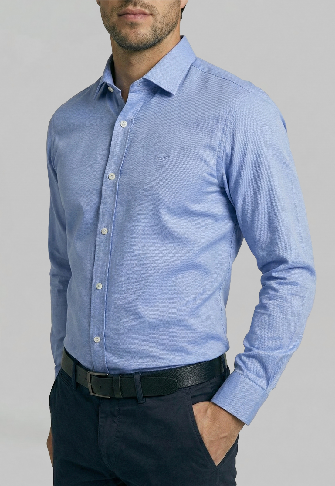 CAMISA SMART CASUAL CONCORDIA BLUE - 3