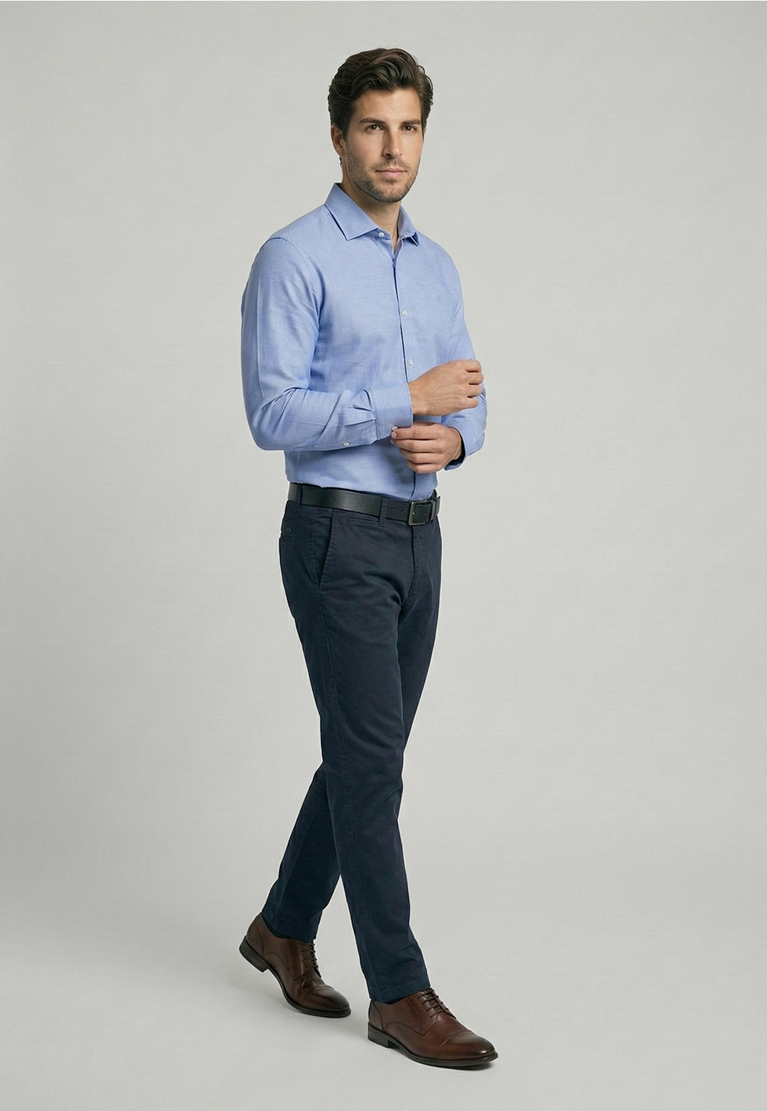 CAMISA SMART CASUAL CONCORDIA BLUE - 5