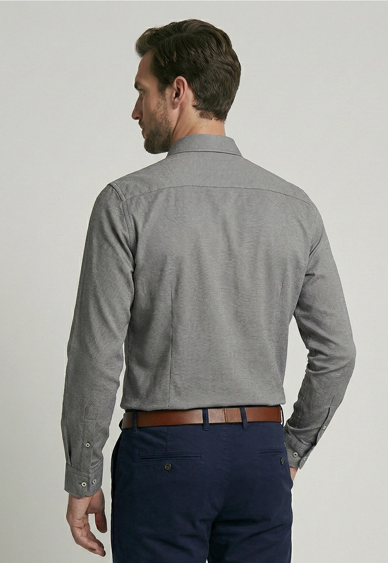 CAMISA SMART CASUAL CONCORDIA BLACK - 4