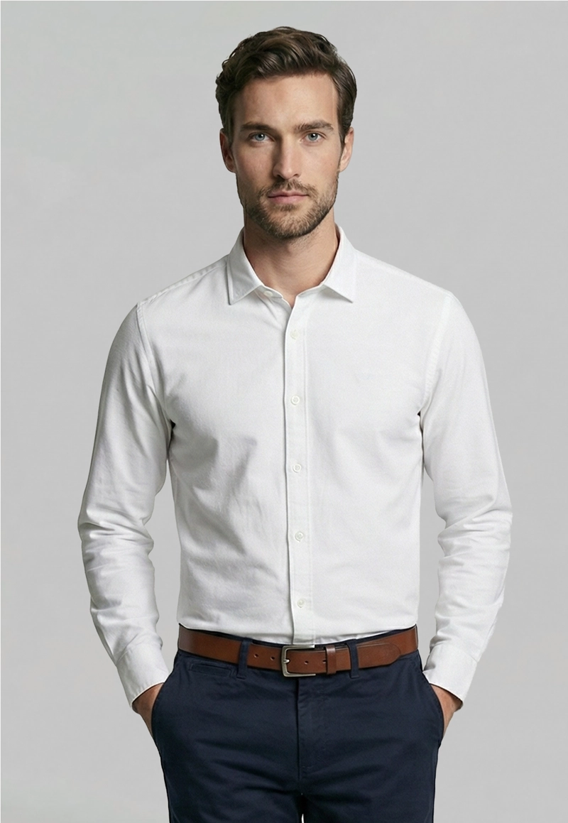 CAMISA SMART CASUAL COVENTRY WHITE - 1