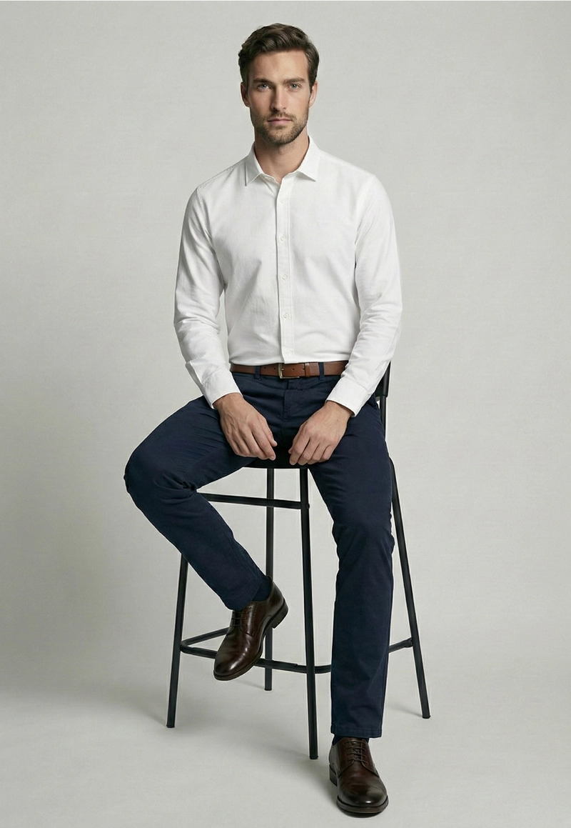 CAMISA SMART CASUAL COVENTRY WHITE - 5