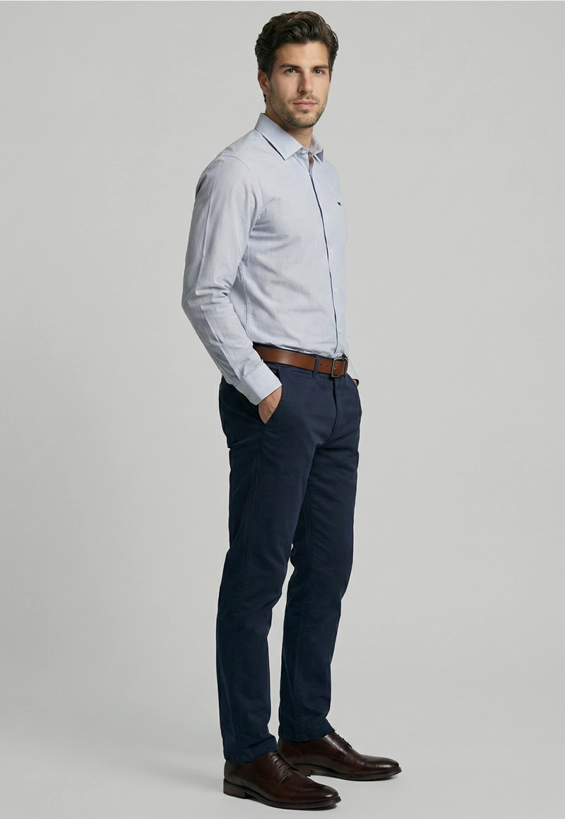 CAMISA SMART CASUAL CALABASAS NAVY - 2
