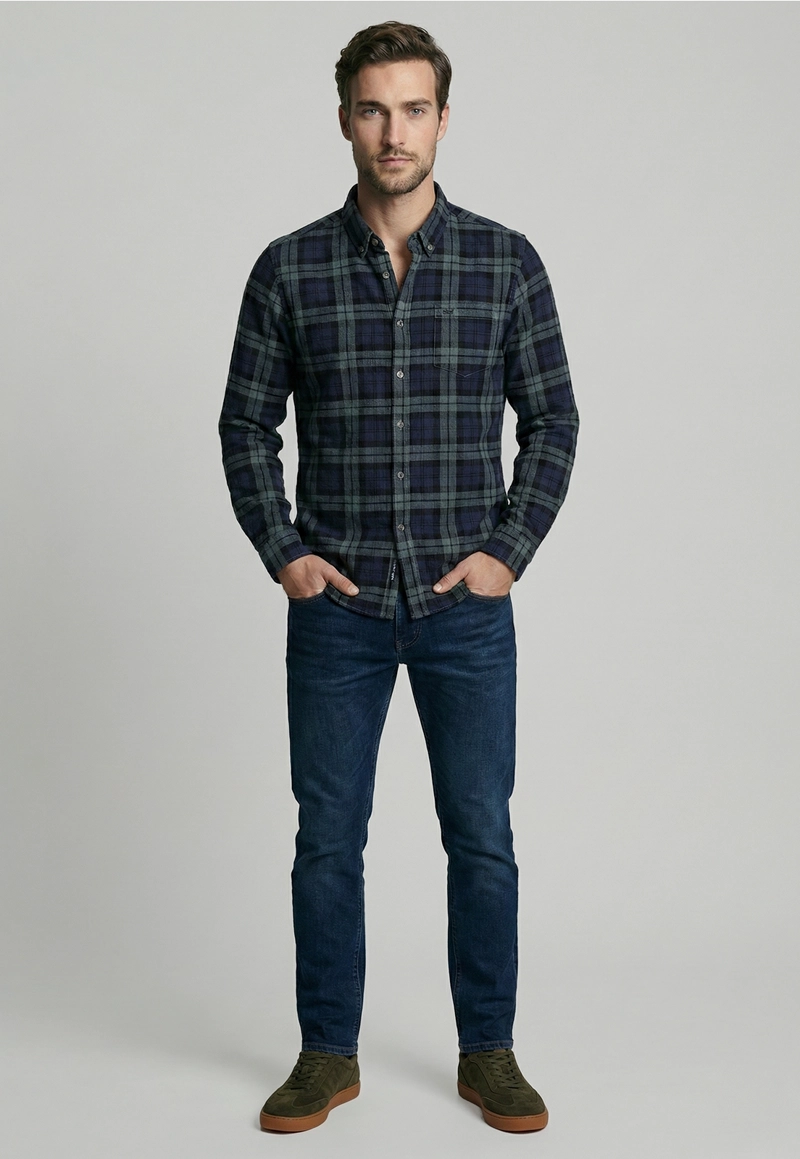 CAMISA COTELE  CASTINE NAVY - 2