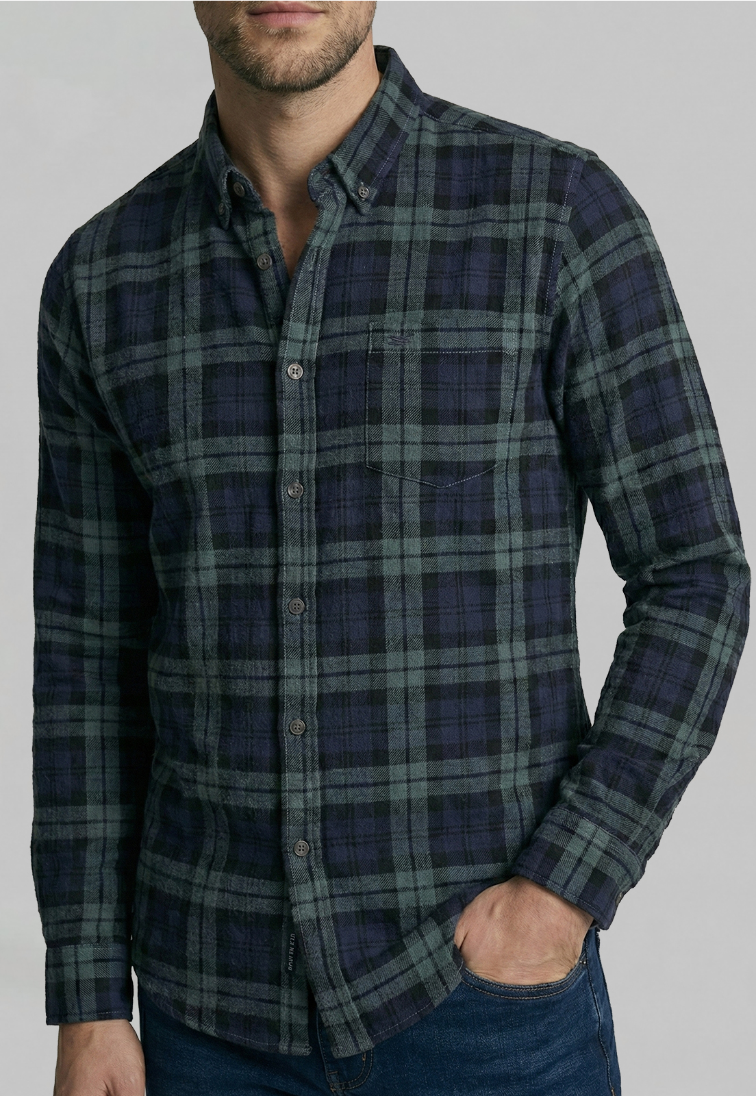 CAMISA COTELE  CASTINE NAVY - 3