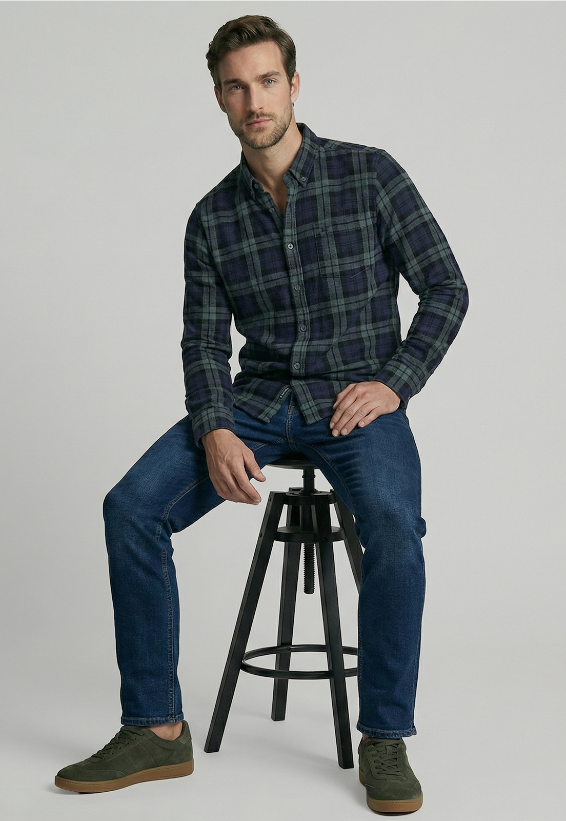 CAMISA COTELE  CASTINE NAVY - 5