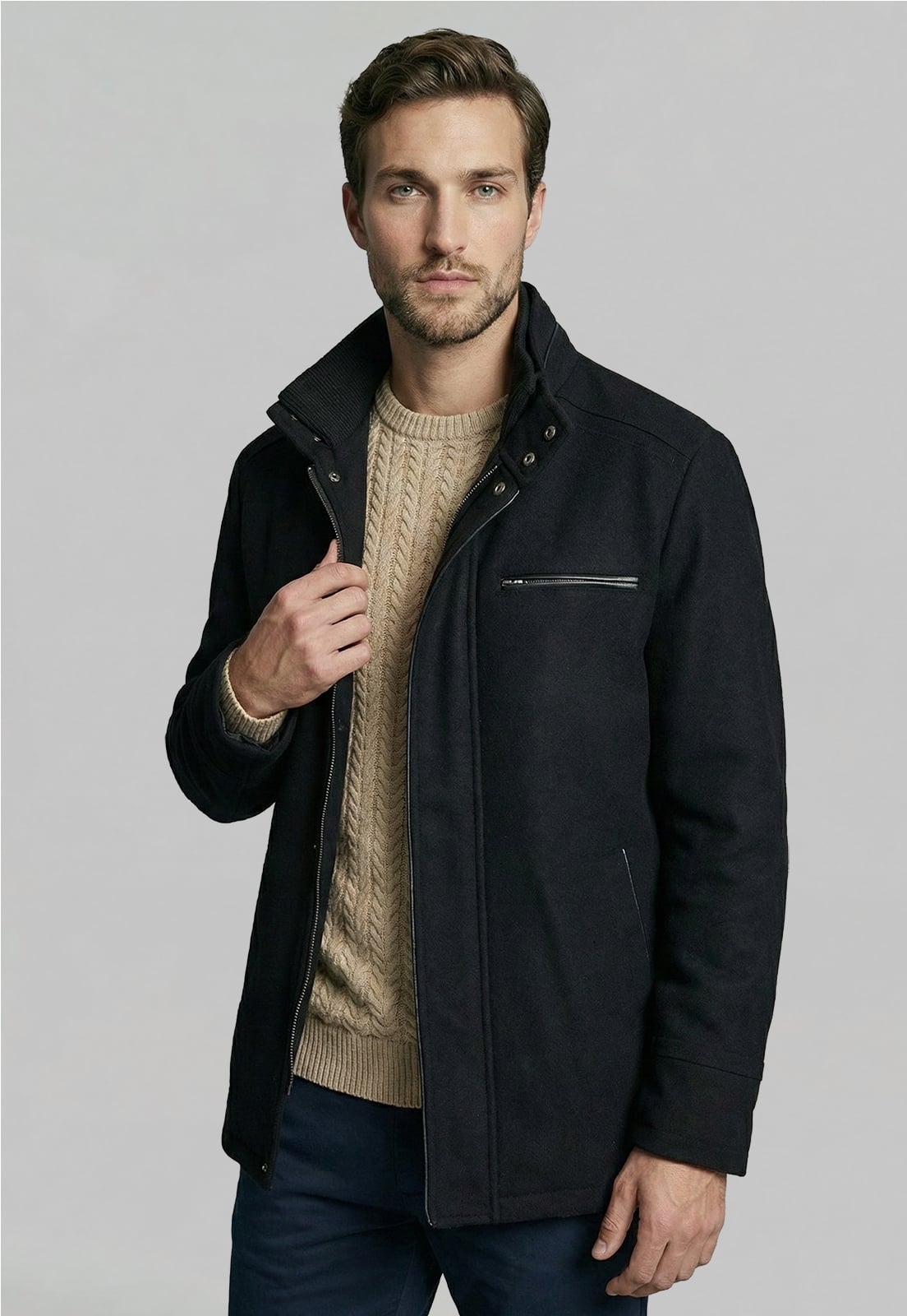 ABRIGO SLIM ARLINGTON BLACK - 1