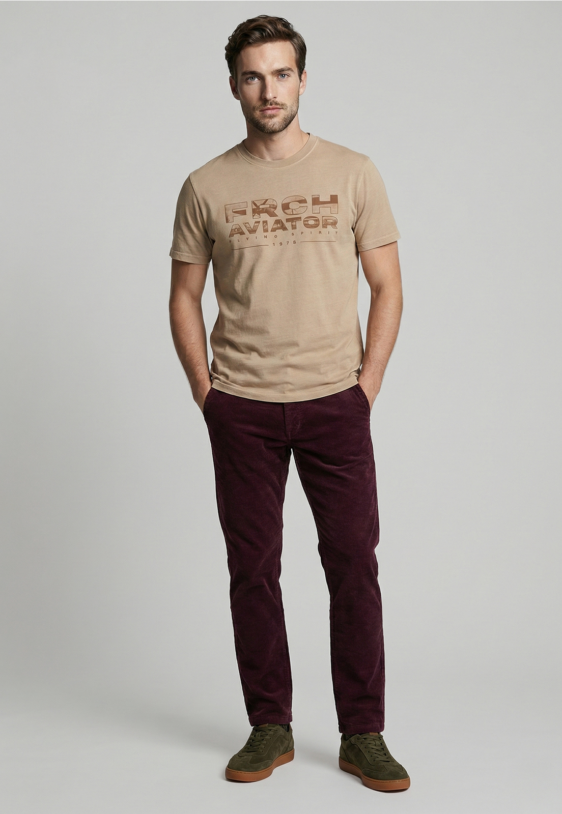 PANTALON CAMDEM BURGUNDY - 2