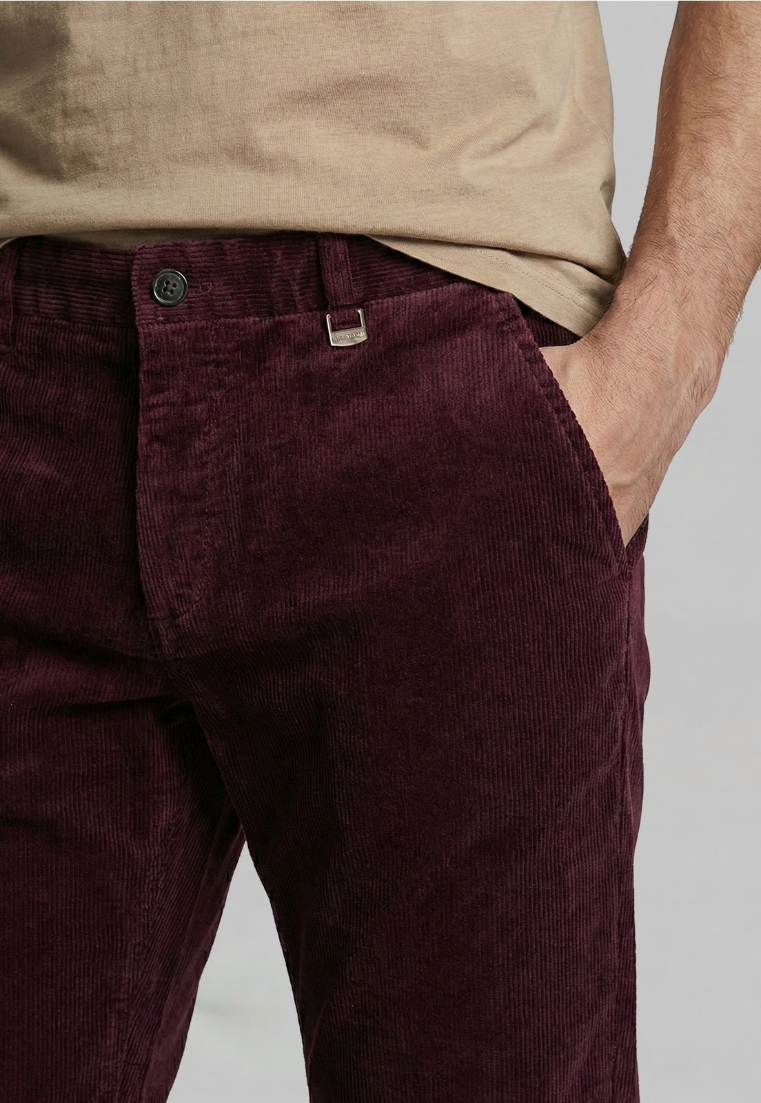 PANTALON CAMDEM BURGUNDY - 3