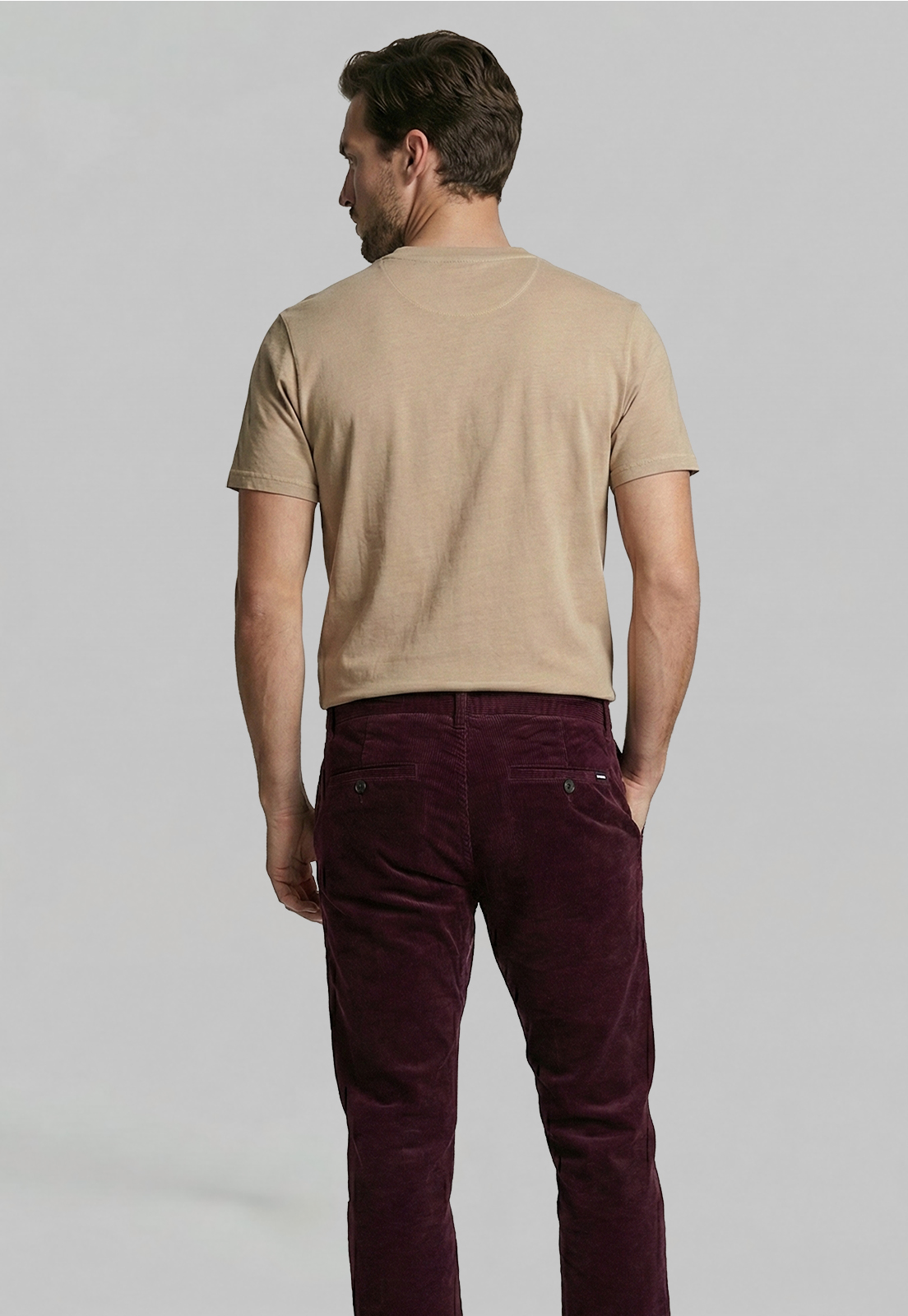 PANTALON CAMDEM BURGUNDY - 4
