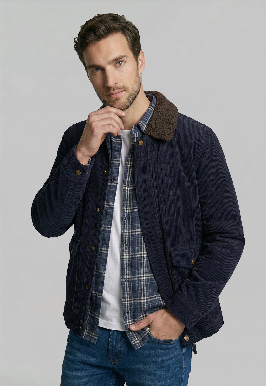 CHAQUETA CINCINATTI NAVY - 1