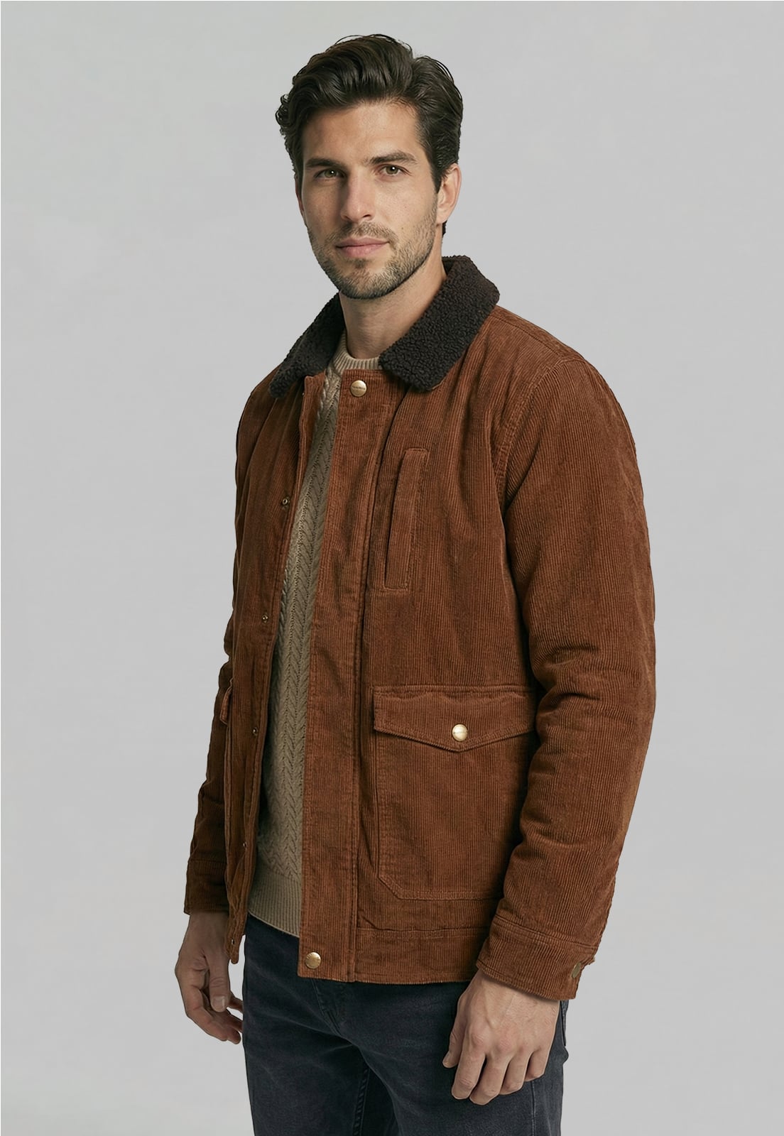 CHAQUETA CINCINATTI DK BROWN - 1