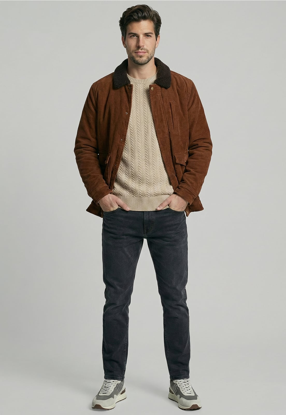 CHAQUETA CINCINATTI DK BROWN - 2