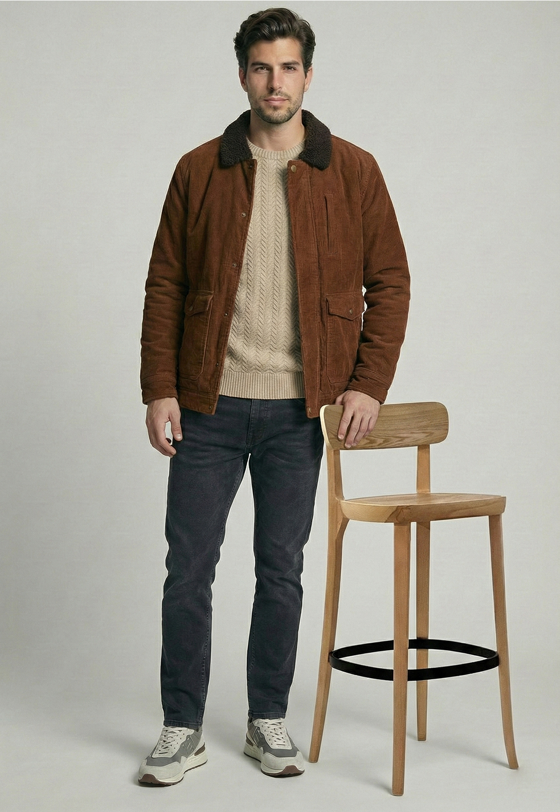 CHAQUETA CINCINATTI DK BROWN - 5