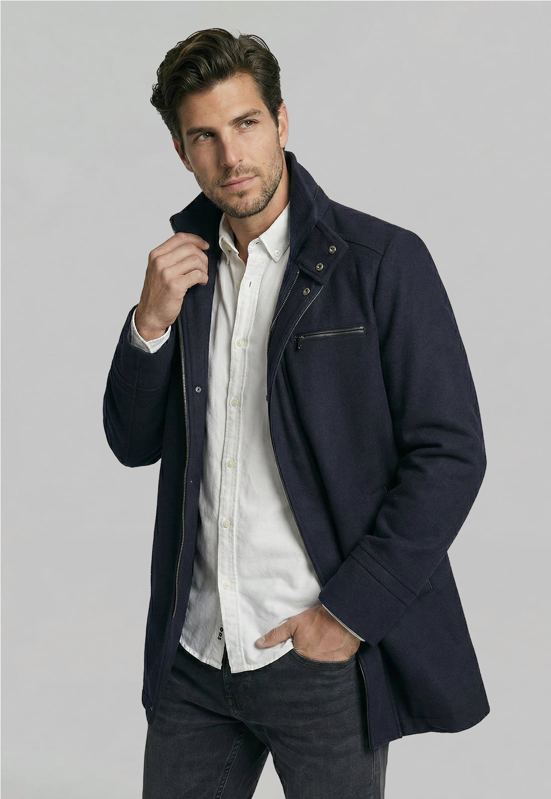 ABRIGO ARLINGTON NAVY - 1