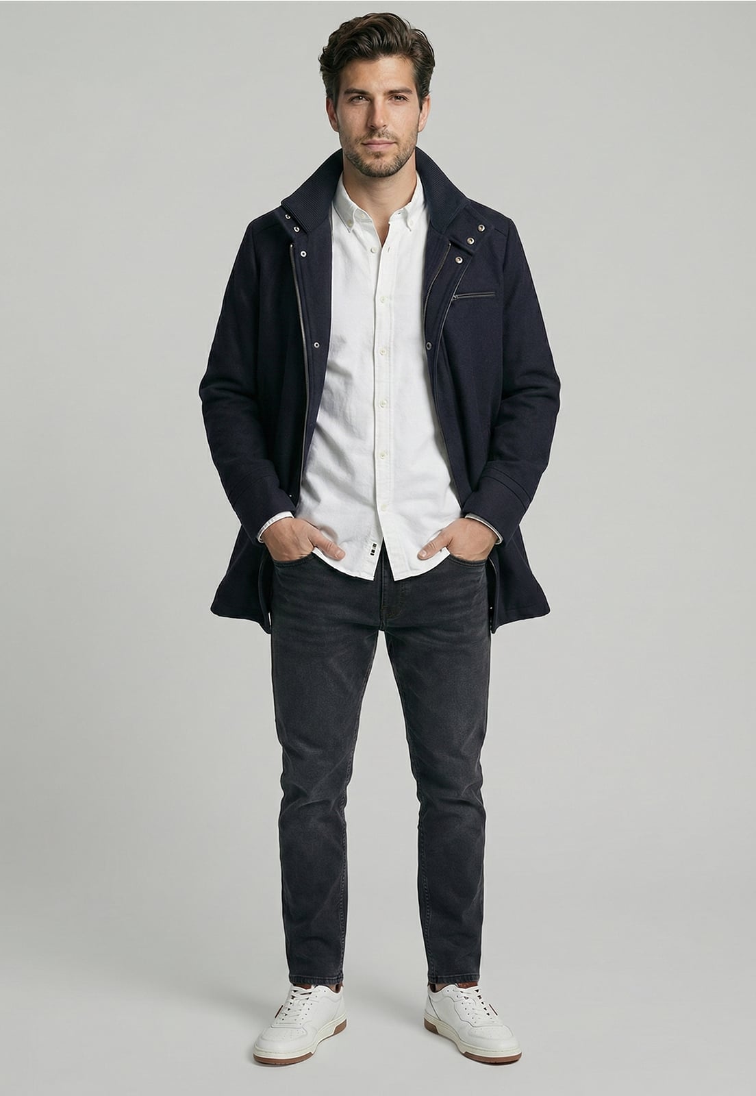 ABRIGO ARLINGTON NAVY - 2