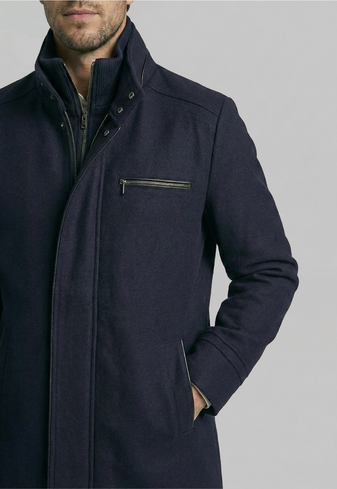 ABRIGO ARLINGTON NAVY - 3