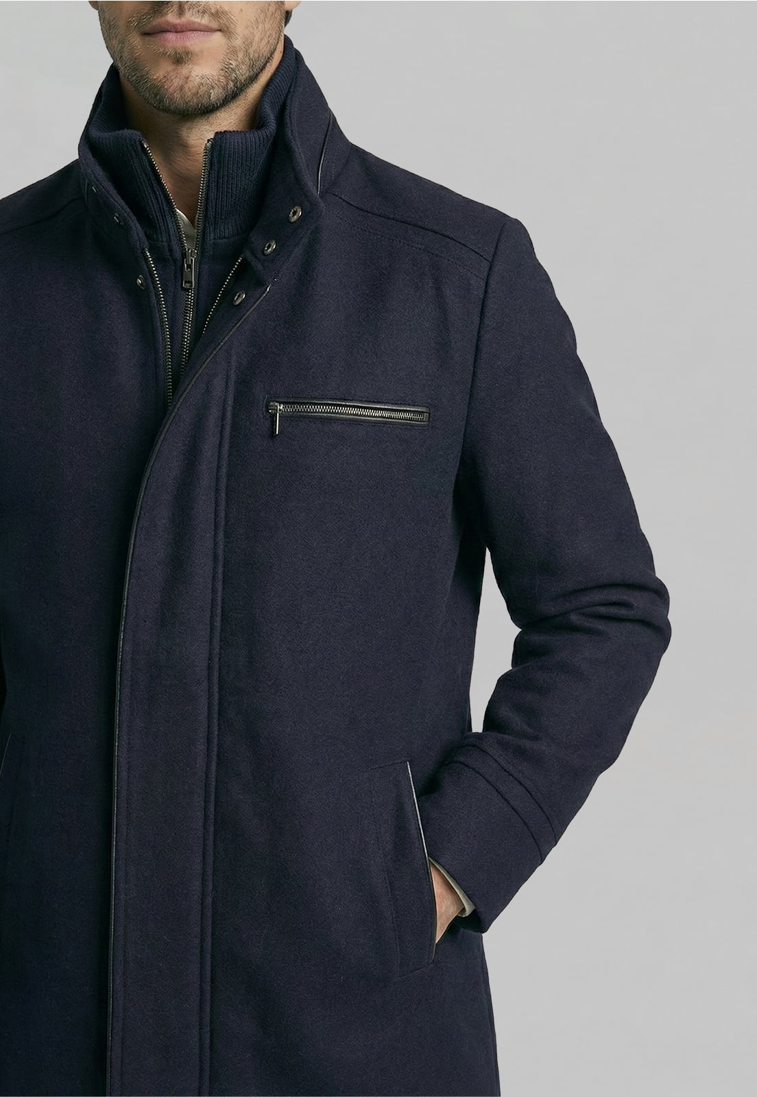 ABRIGO ARLINGTON NAVY - 3