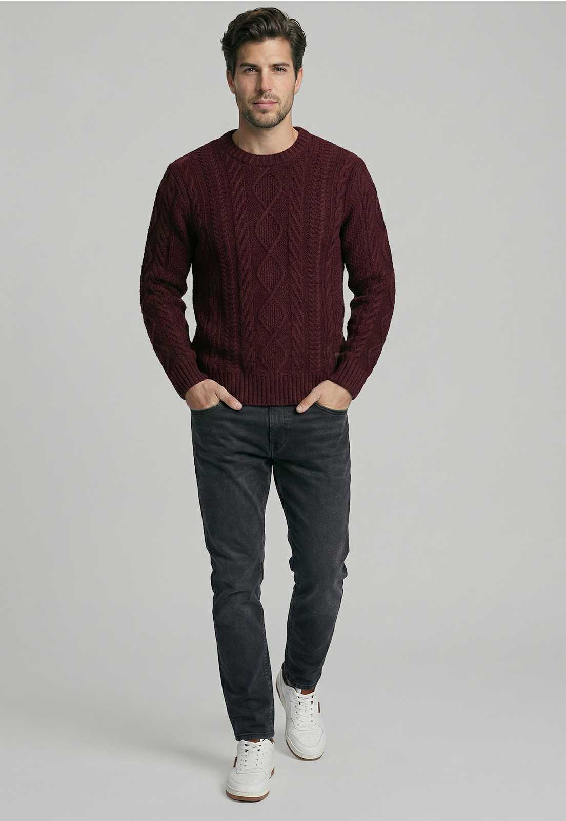 SWEATER CHANDLER PLUM MELANGE - 2