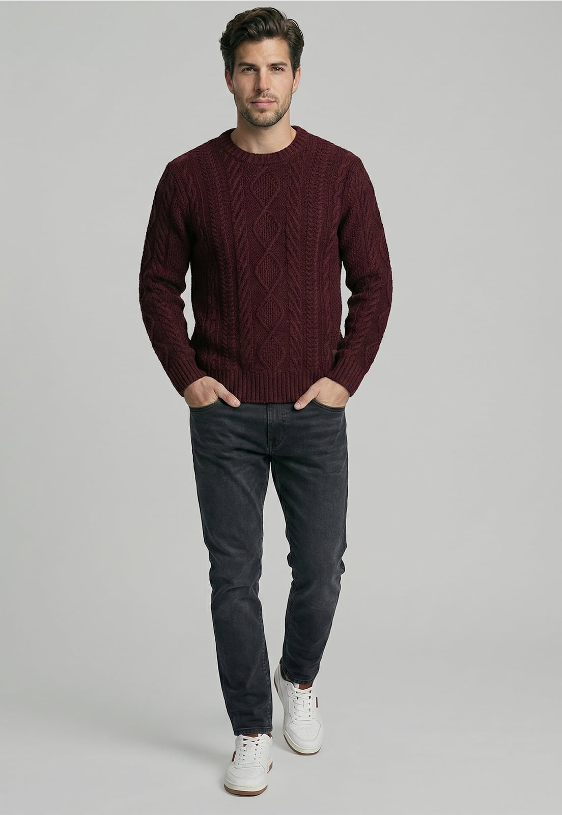 SWEATER CHANDLER PLUM MELANGE - 2