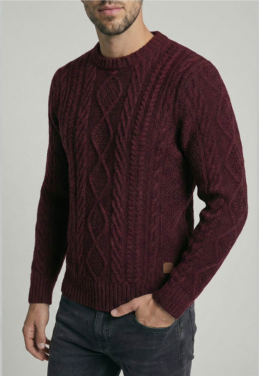 SWEATER CHANDLER PLUM MELANGE - 3