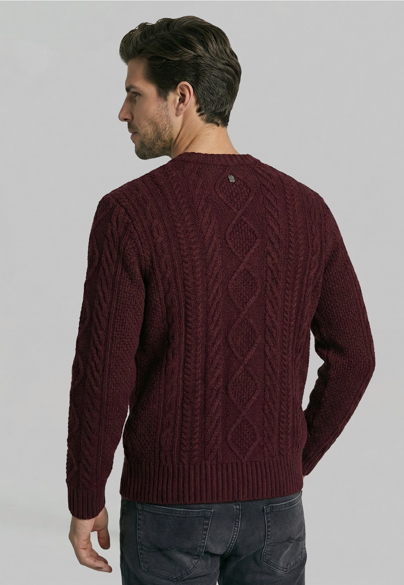 SWEATER CHANDLER PLUM MELANGE - 4