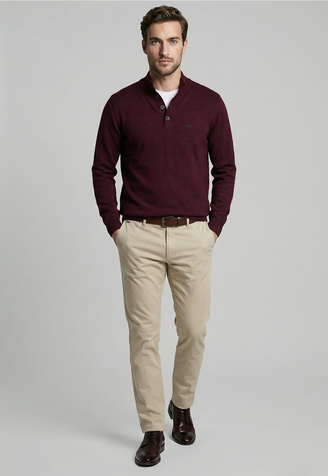 SWEATER BRISTOL PLUM MELANGE - 2