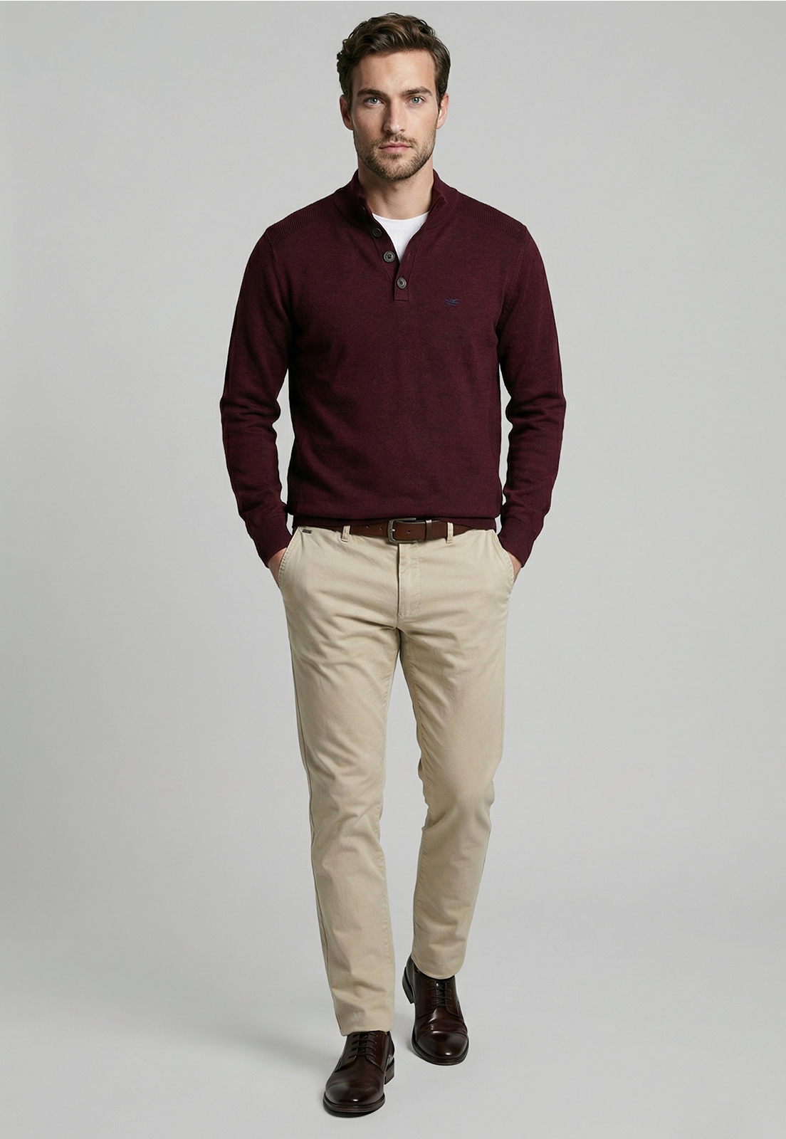 SWEATER BRISTOL PLUM MELANGE - 2