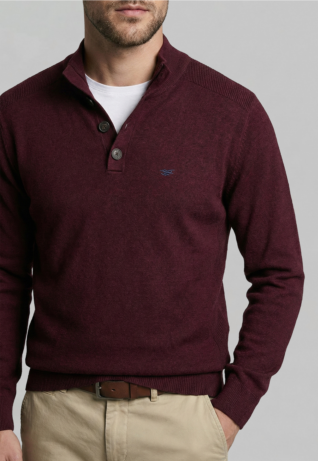 SWEATER BRISTOL PLUM MELANGE - 3