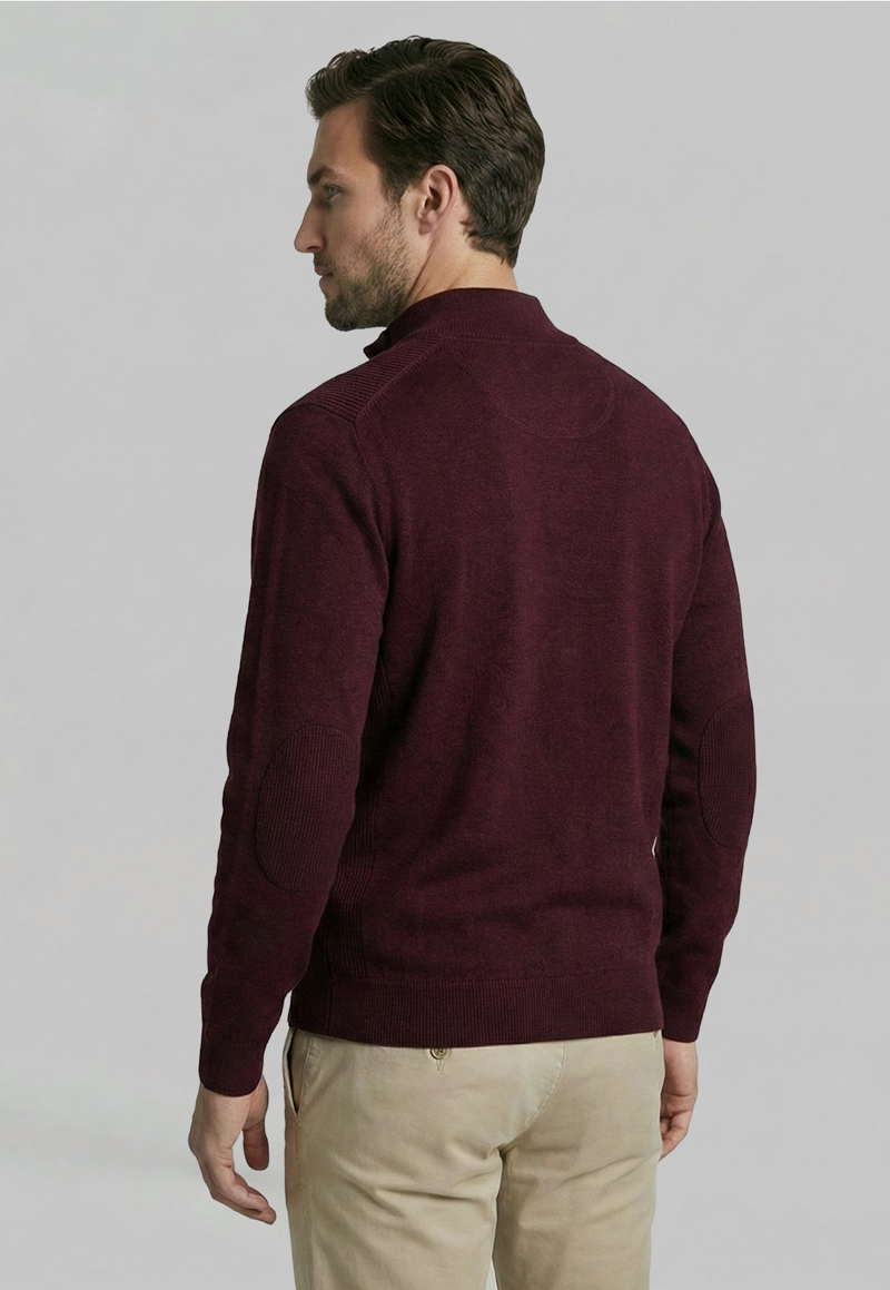 SWEATER BRISTOL PLUM MELANGE - 4