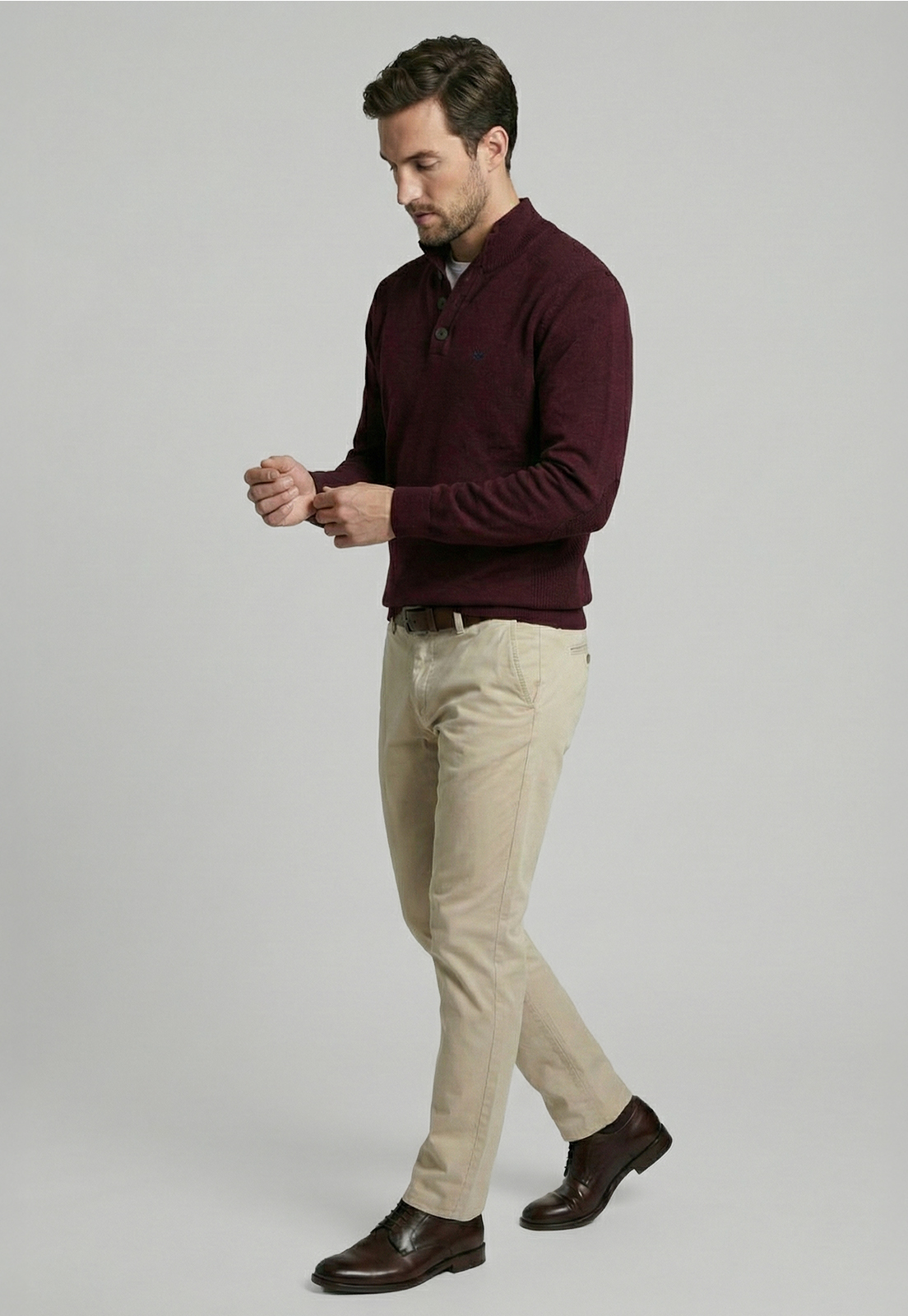 SWEATER BRISTOL PLUM MELANGE - 5