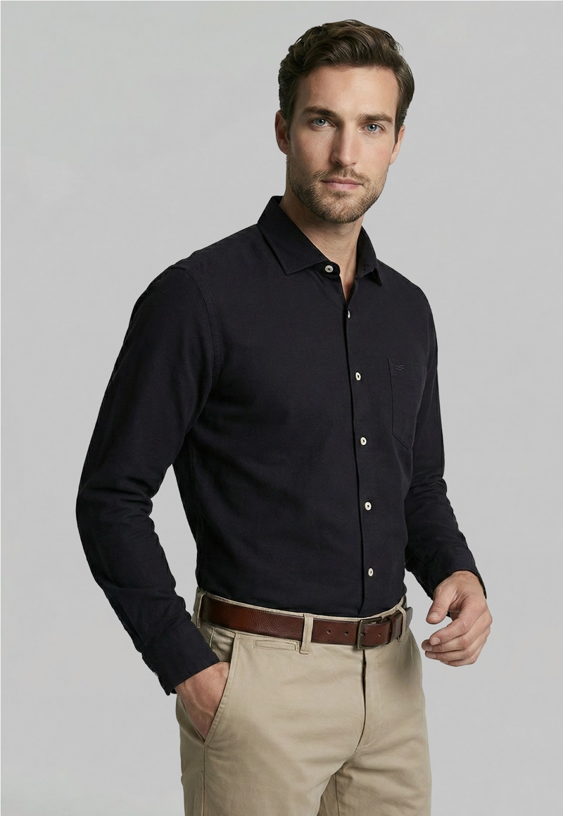 CAMISA CONNECTICUT BLACK - 1