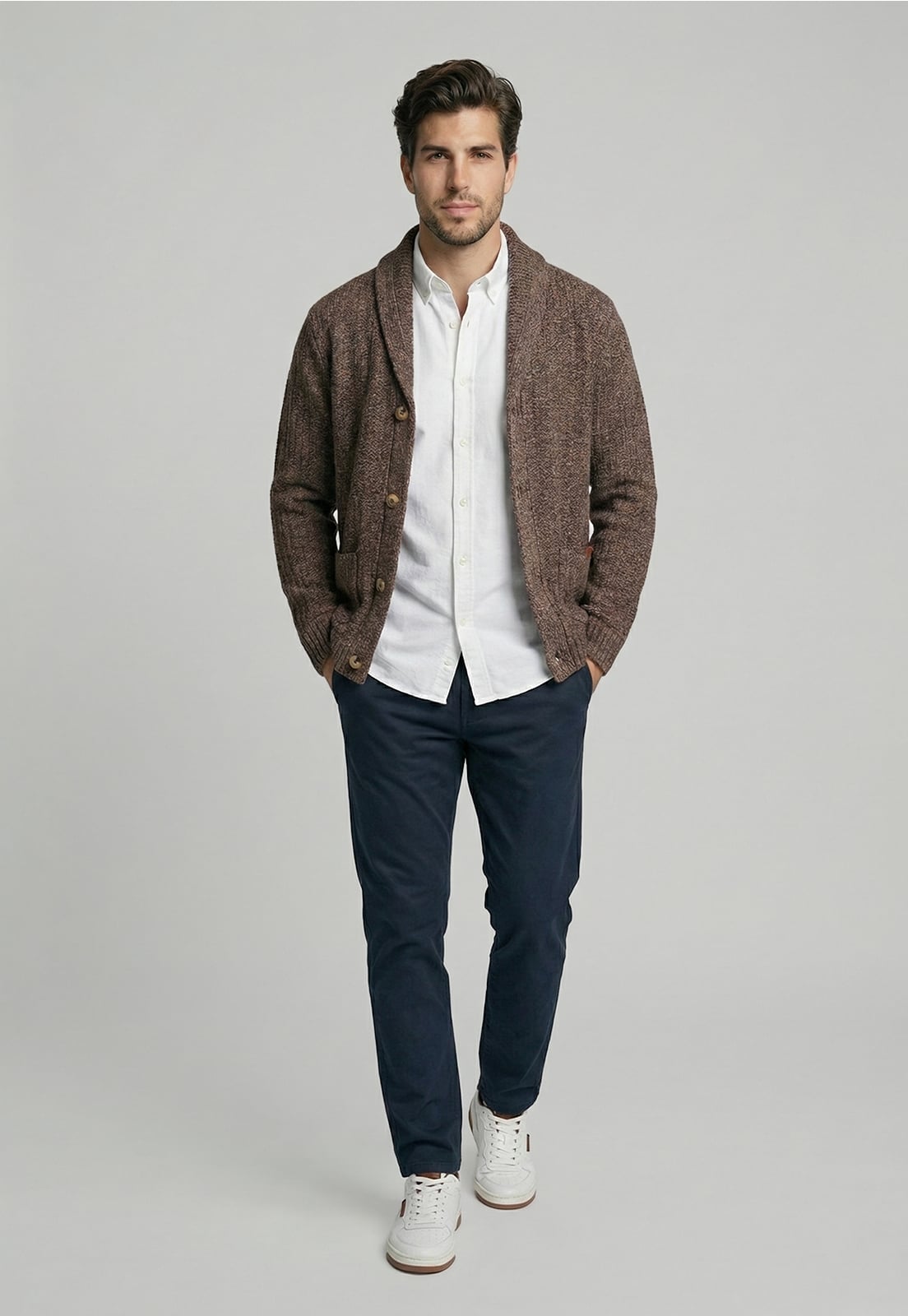CARDIGAN DENVER BROWN - 2