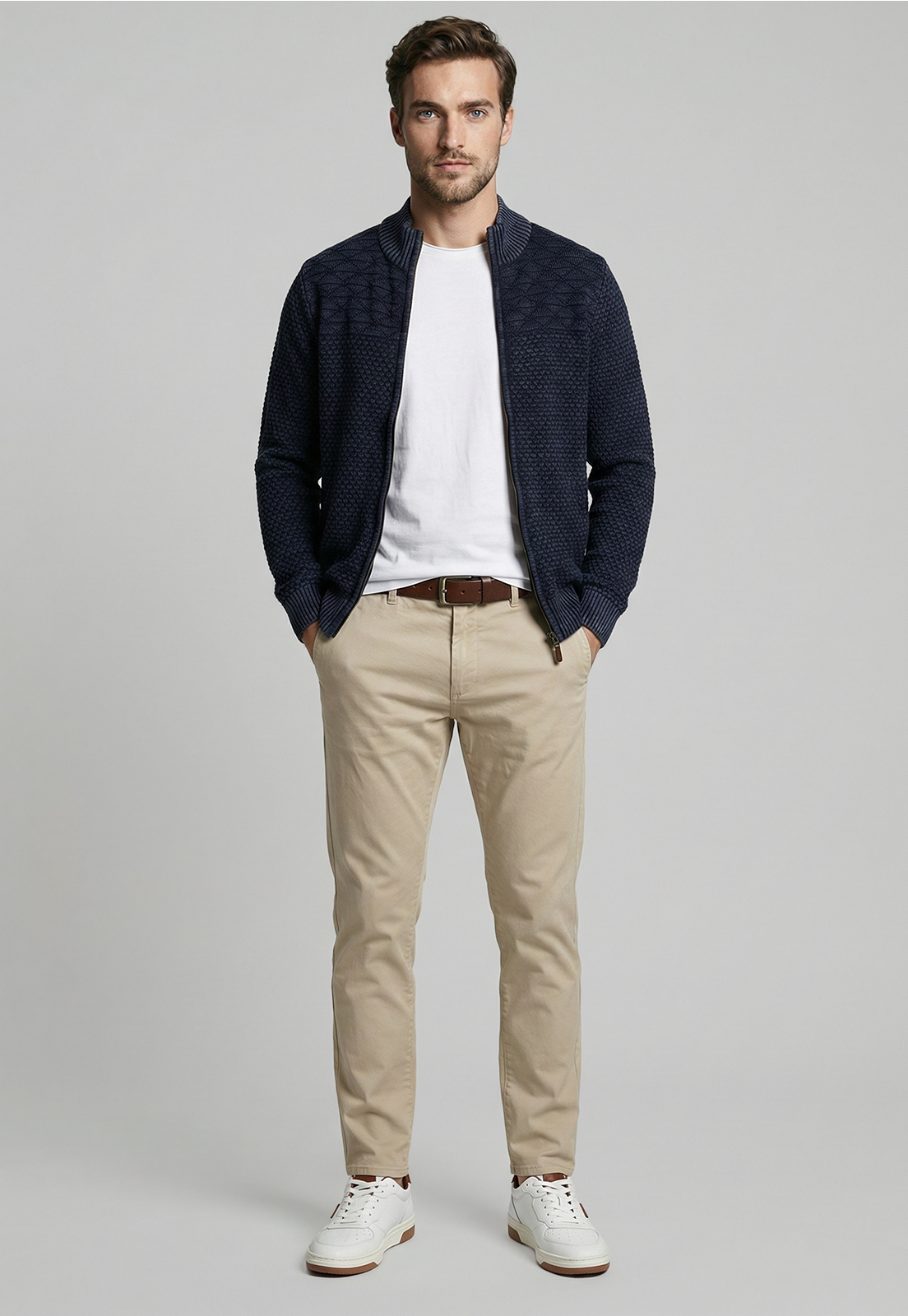 SWEATER BUFFALO NAVY - 2
