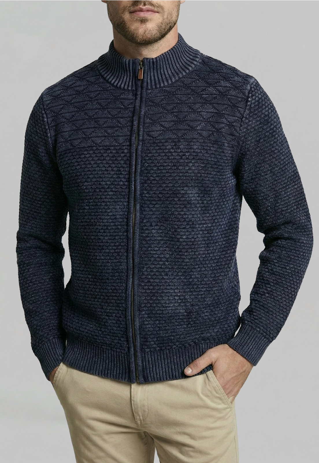 SWEATER BUFFALO NAVY - 3