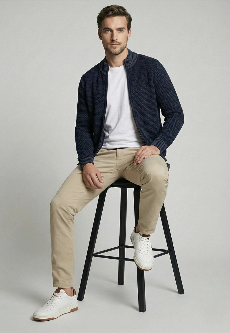 SWEATER BUFFALO NAVY - 5