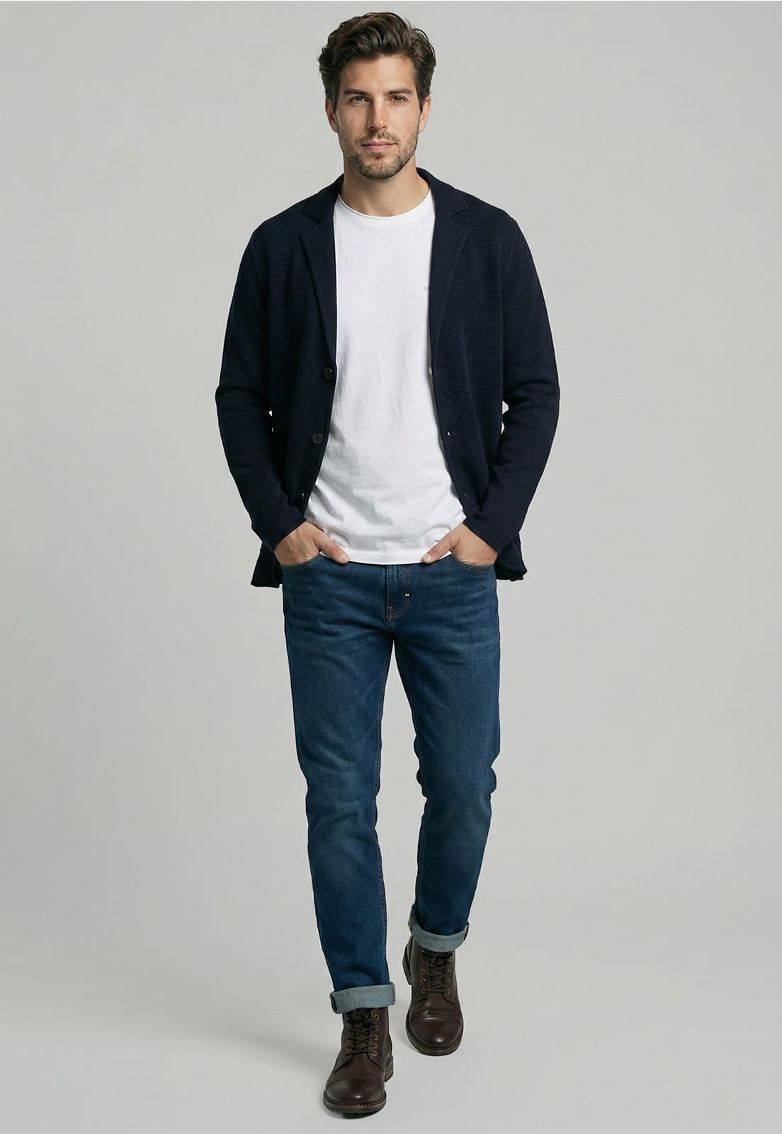 CARDIGAN BURBANK NAVY - 2