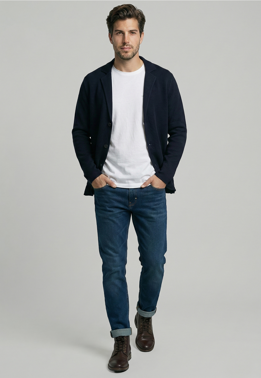 CARDIGAN BURBANK NAVY - 2