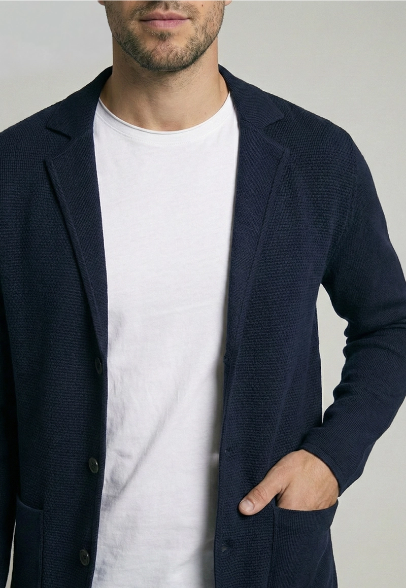 CARDIGAN BURBANK NAVY - 3