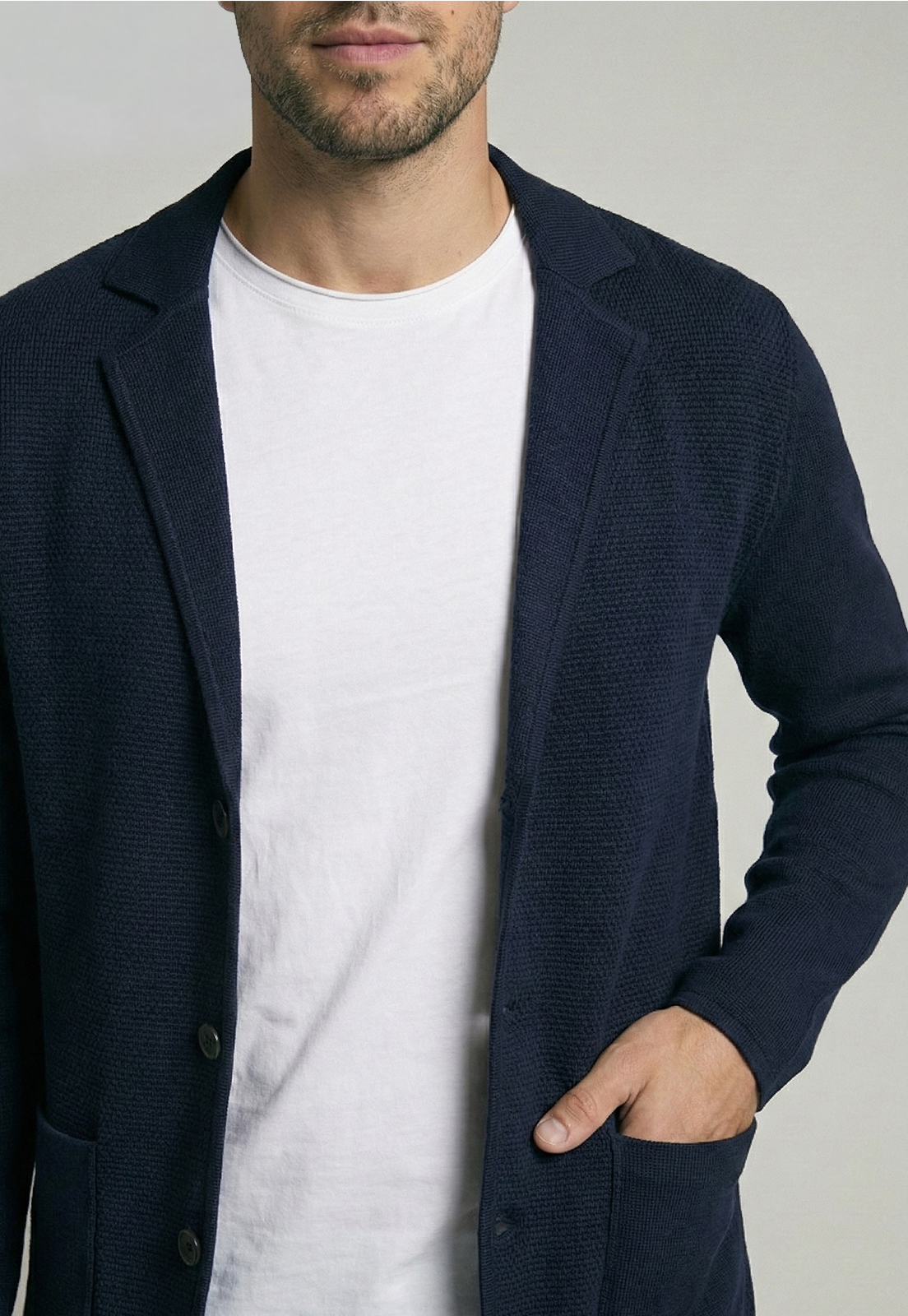 CARDIGAN BURBANK NAVY - 3