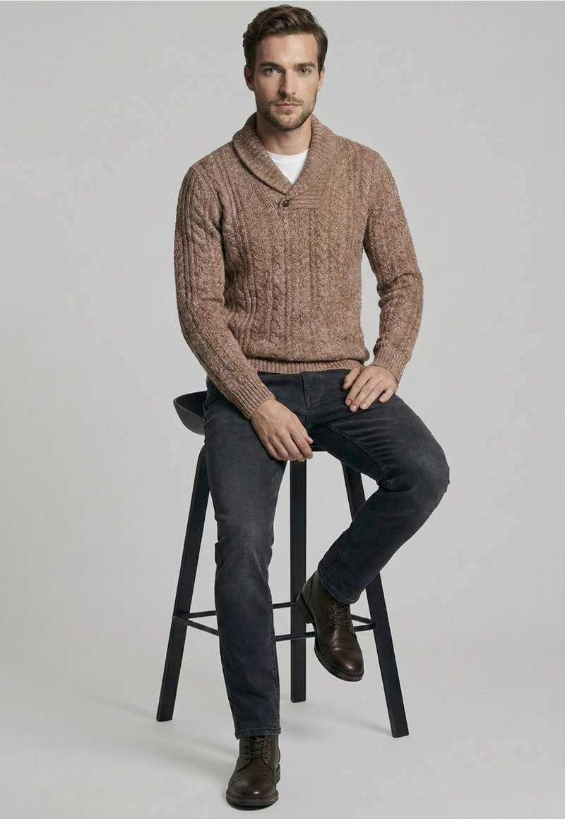 SWEATER COLORADO BROWN - 5