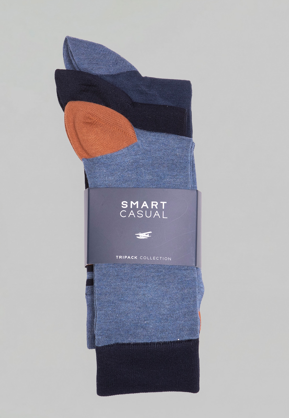 TRI PACK CHICAGO NAVY MELANGE - 2