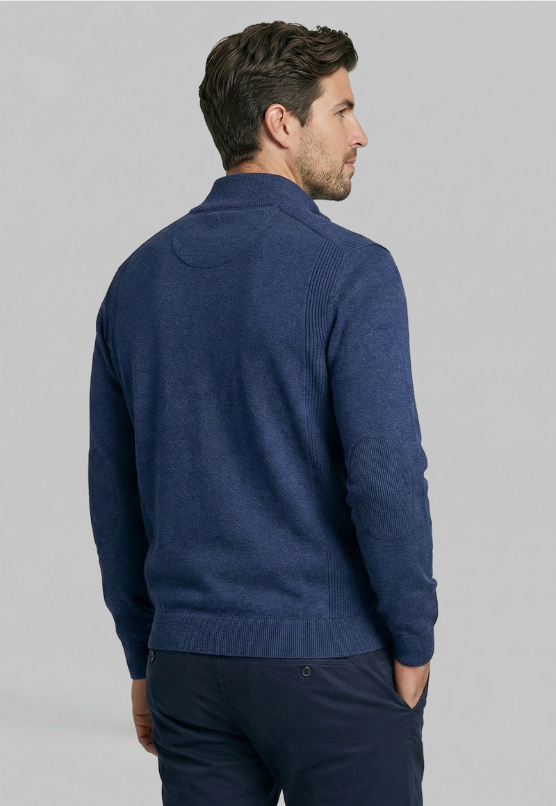 SWEATER BRISTOL INDIGO MELANGE - 4